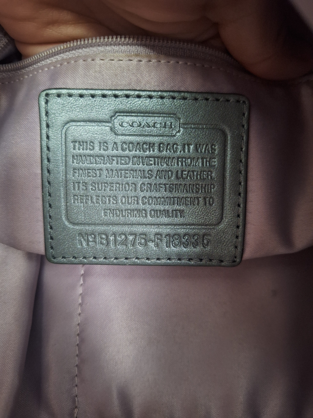 Coach Silver Gray Signature Tote - Picture 13 of 13